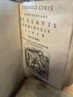 Curtius, “De Clavis Dominicis Liber” (1670)/ Bound with: Thomas Bartholini – “De Cruce Christi” (1670)