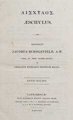 [Aeschylus] Scholefield, Aeschylus – recensuit Jacobus Scholefield