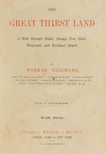 Gillmore, The Great Thirst Land : A Ride Through Natal, Orange Free State