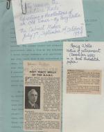 Percy A. Wells / May Morris – Manuscript Archive Material on Furniture Design with Letters, Drawings, Photographs and Books