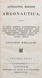 Apollonius of Rhodes / Apollonius Rhodius. Apollonii Rhodii Argonautica