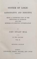 Mill, A System of Logic – Ratiocinative and Inductive