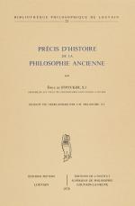 Strycker, Precis D’Histoire de la Philosophie Ancienne.