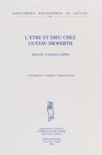 [Siewerth, L’Etre et Dieu chez Gustav Siewerth.