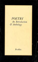 Proffitt, Poetry: An Introduction & Anthology.