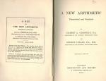 Christian, A New Arithmetic: Theoretical and Practical.