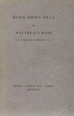 de la Mare, Ding Dong Bell.