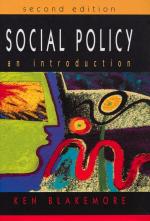 Blakemore, Social Policy – An Introduction.