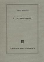 Heidegger, Was Ist Metaphysik?
