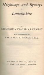 Rawnsley, Highways and Byways in Lincolnshire.