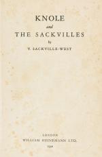 Sackville-West, Knole and the Sackvilles.