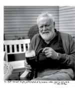 The Poet Michael Longley, photographed by John Minihan at the Listowel Writers-Week, County Kerry, 2018.