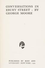 Moore, Conversations in Ebury Street.