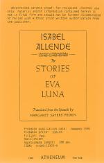 Allende, The Stories of Eva Luna.