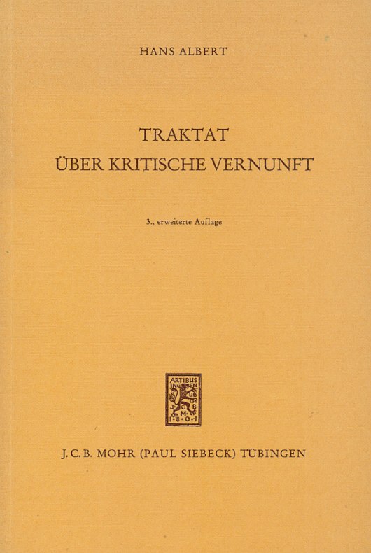 Albert - Traktat über kritische Vernunft.
