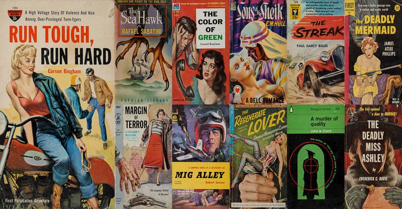 Fante, A wonderful collection of over 900 vintage paperbacks, fastidiously hand-