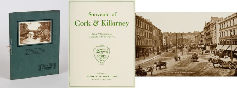 [Eason & Son Ltd.]. Souvenir of Cork & Killarney. With 19 [tipped in] Illustrati
