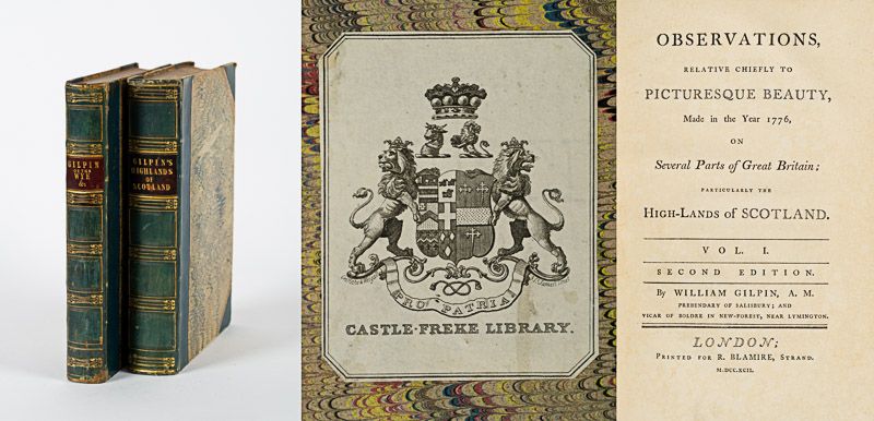 Gilpin, Collection of four Volumes by Gilpin – All from the historical library a