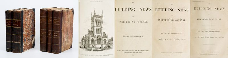 [Building News]. The Building News and Engineering Journal – Six Volumes bound i