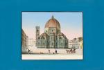 Collection of six stunning, early 19th-century gouache-aquatints of Florence and