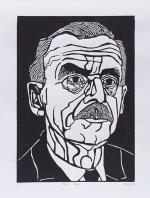 Limited-Edition-Portrait of Thomas Mann by irish artist Paula Pohli