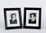 [Wiesel, Two Signed Photographic Portraits of Nobel Laureate and Holocaust Survivor, Elie Wiesel.