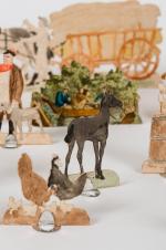 Game 19th century / Spiel 19.Jahrhundert / Rural Economy – Stamped Figures for colouring