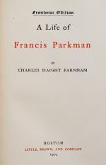 Parkman, Francis Parkman's Works - Frontenac Edition.