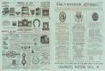 [Thomas, Ephemeral advertising sheet for The Graphic – “An Illustrated Weekly Newspaper”. Four page – fold with advertising for Irish Linen, Kinahan Whisky, Collinson and Lock and the Brighton Season,