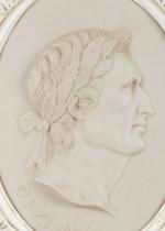 Caesar, Portrait Plaque of Caesar -  DIVI IULI.