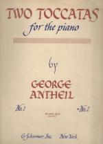 Antheil, Two Toccatas for the Piano.