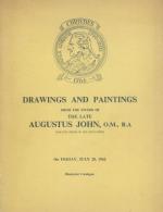 Catalogue of Drawings and Paintings from the studio of the Late Augustus John