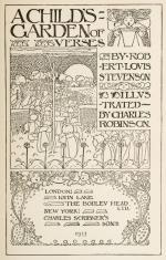 Stevenson, A Child's Garden of Verses.