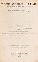 Montes de Oca, More about Fatima and the Immaculate Heart of Mary.