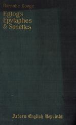 Googe, Eglogs, Epytaphes, and Sonettes 1563.
