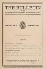 The Geographical Society of Philadelphia, The Bulletin of The Geographical Socie