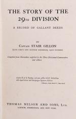 Gillon, The Story of the 29th Division  – A Record of Gallant Deeds.
