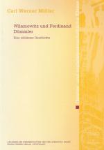 Müller, Wilamowitz und Ferdinand Dümmler.