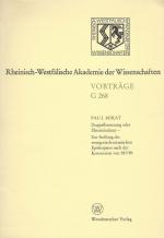 Mikat, Doppelbesetzung oder Ehrentitulatur