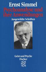 Simmel, Psychoanalyse und ihre Anwendungen.