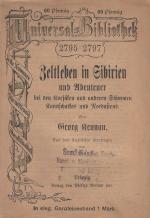 Kennan, Zeltleben in Sibirien und Abenteuer bei den Korjäken und anderen Stämmen