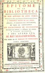 Pinelo, Epitome de la Bibliotheca Oriental, y Occidental, Nautica, y Geografica.