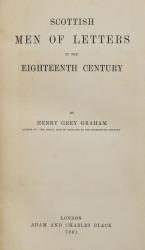 Graham, Scottish Men of Letters in the Eighteenth Century.
