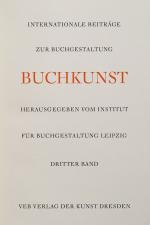 Institut für Buchgestaltung Leipzig. Buchkunst.