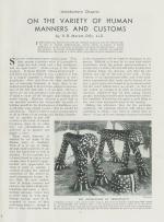 Hammerton, Manners and Customs of Mankind: Their Origins and Their Observance Th