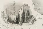 Tallis, Persia (Iran) with the 19th century naming of the different regions in Iran and neighbouring countries