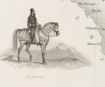 Tallis, Persia (Iran) with the 19th century naming of the different regions in Iran and neighbouring countries