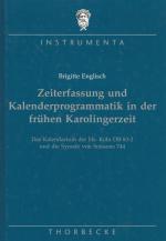 Englisch, Zeiterfassung und Kalenderprogrammatik in der frühen Karolingerzeit.