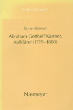 Baasner, Abraham Gotthelf Kästner, Aufklärer.
