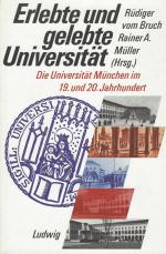 Vom Bruch, Erlebte und gelebte Universität.